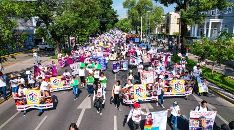 Las madres buscadoras exigen la unificación para lograr la paz en México que ha dejado más de 100 mil desaparecidos, desde 1962. EL INFORMADOR/ A. Navarro.