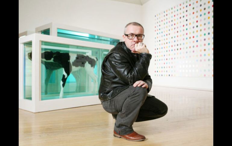 Damien Hirst presenta su obra en la Tate con un éxito sin precedentes. ESPECIAL  /