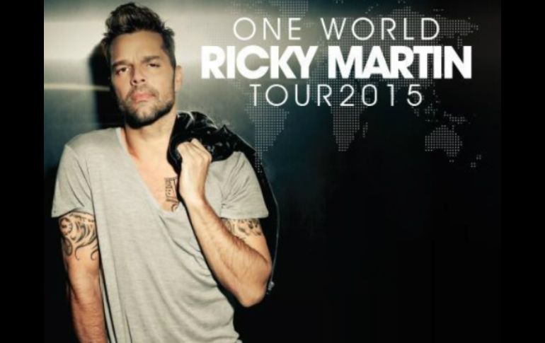 El puertorriqueño continuará con su gira 'One World Tour' el cual llegará a México en junio próximo. TWITTER / @ricky_martin