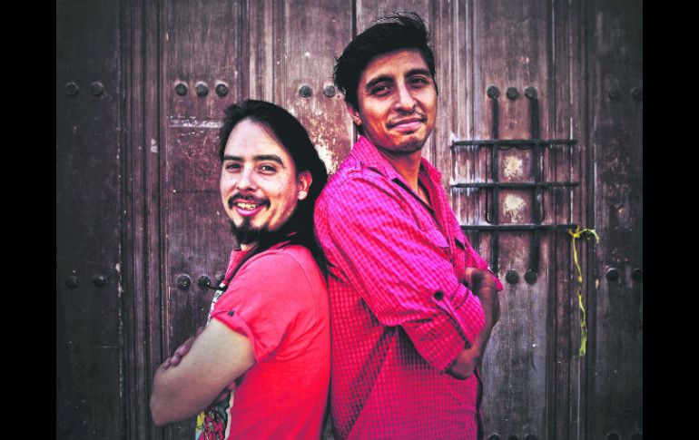 Actores. Carlo Constantini y Carlos Castañón, parte del equipo de improvisación. EL INFORMADOR / E. Barrera