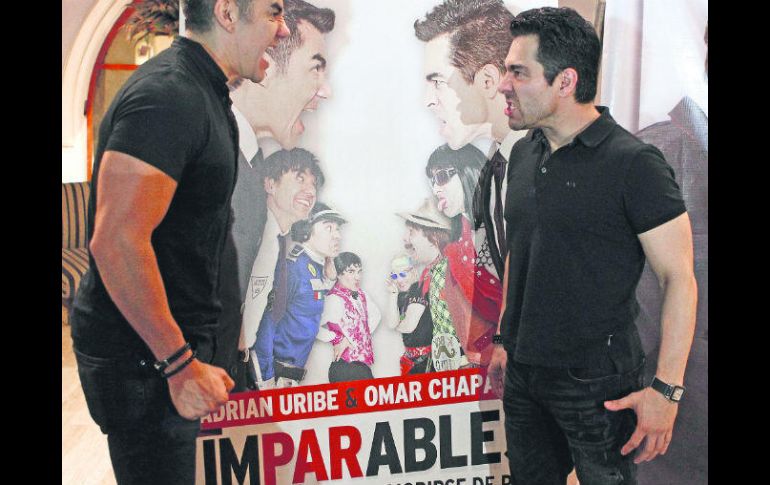 Omar Chaparro dijo que sus personajes icónicos y los de Adrián Uribe estarán interactuando juntos y separados a lo largo del show. EL INFORMADOR / A. Camacho