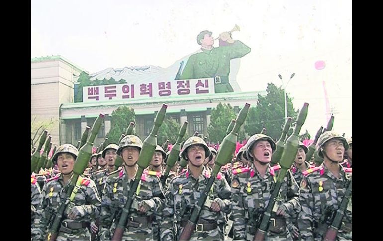 Tensión. 'Iremos a la guerra si eso quieren', señalaron ayer las autoridades de Corea del Norte. AP /