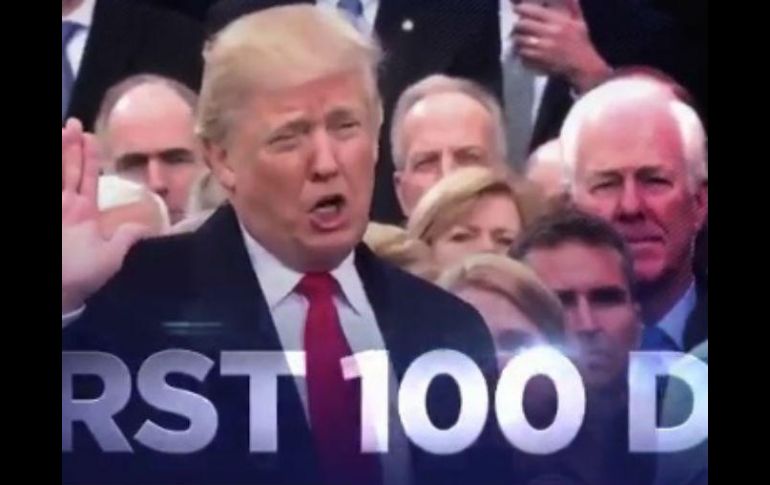 El video destaca que en los primeros 100 días de Trump ‘Estados Unidos rara vez ha visto tanto éxito’. TWITTER / @RouserNews