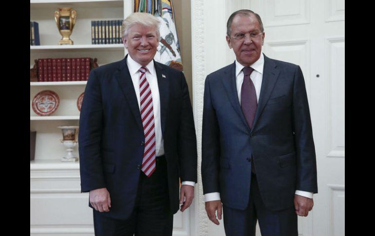 Donald Trump fue acusado por el Washington Post de haber divulgado información secreta a Lavrov el 11 de mayo. AFP / ARCHIVO