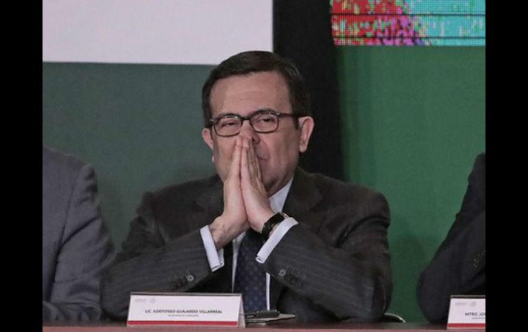 Ildefonso Guajardo Villarreal, titular de la Secretaría de Economía, discutió la renegociación del TLCAN durante un foro. SUN / ARCHIVO