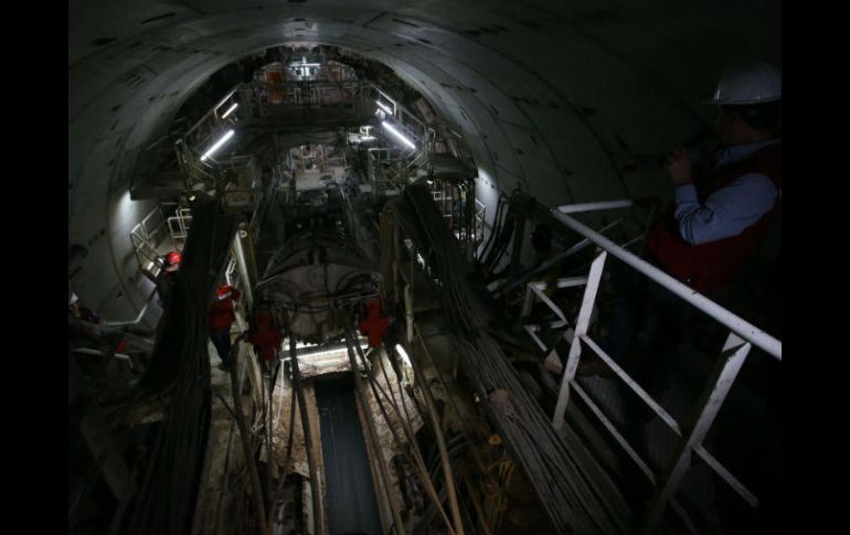 A la tuneladora le faltan por excavar alrededor de mil 200 metros. EL INFORMADOR / ARCHIVO