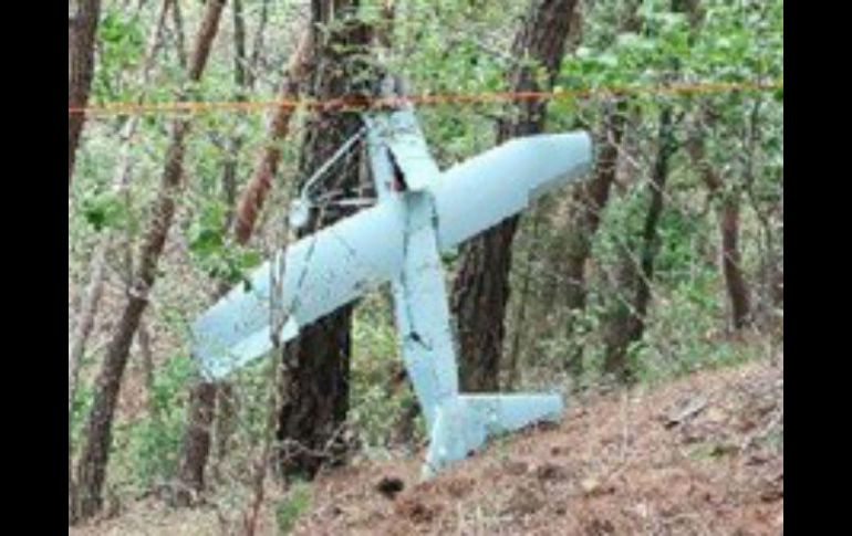 El dron fue localizado en un área montañosa cercana a la frontera entre los dos países, donde al parecer se estrelló. ESPECIAL / YONHAP