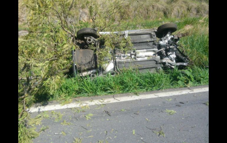 El accidente ocurrió en los límites entre Tamazula y Mazamitla. ESPECIAL /