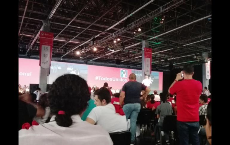 Este sábado se llevó a cabo la Asamblea Regional de la Red de Jóvenes por México del PRI en Expo Guadalajara. EL INFORMADOR / V. Arenas