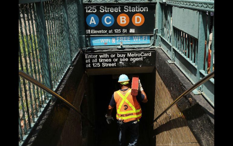 El accidente dejó el metro sin suministro eléctrico. AFP / S. Platt
