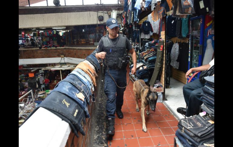En el operativo participaron oficiales de distintas unidades. ESPECIAL / Policía de Guadalajara