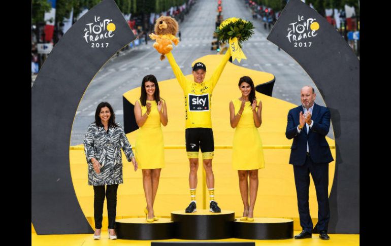 Froome necesita un título más para igualar el récord de cinco Tours ganados que comparten Anquetil, Merckx, Hinault e Indurain. AFP / F. Faugere