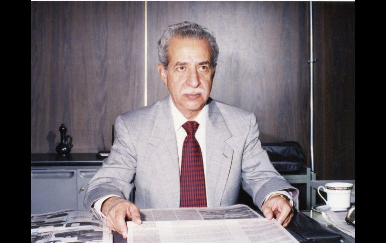 Luis René Navarro comenzó a trabajar en el diario en 1957. En 2004 recibió el premio Despertador Americano. EL INFORMADOR / ARCHIVO