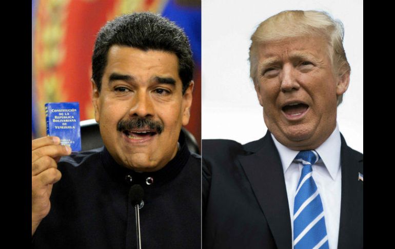 Donald dijo este viernes que tenían muchas alternativas para Venezuela, incluyendo una posible opción militar, si es necesario. AFP / F. Parra