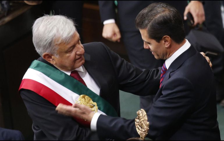 López Obrador aseguró que Peña Nieto tiene derecho a expresarse. AP / ARCHIVO