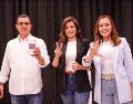 El día de ayer se llevó a cabo el debate político entre los candidatos José María Martínez, Verónica Delgadillo y Diana González. EL INFORMADOR/ H. FIGUEROA